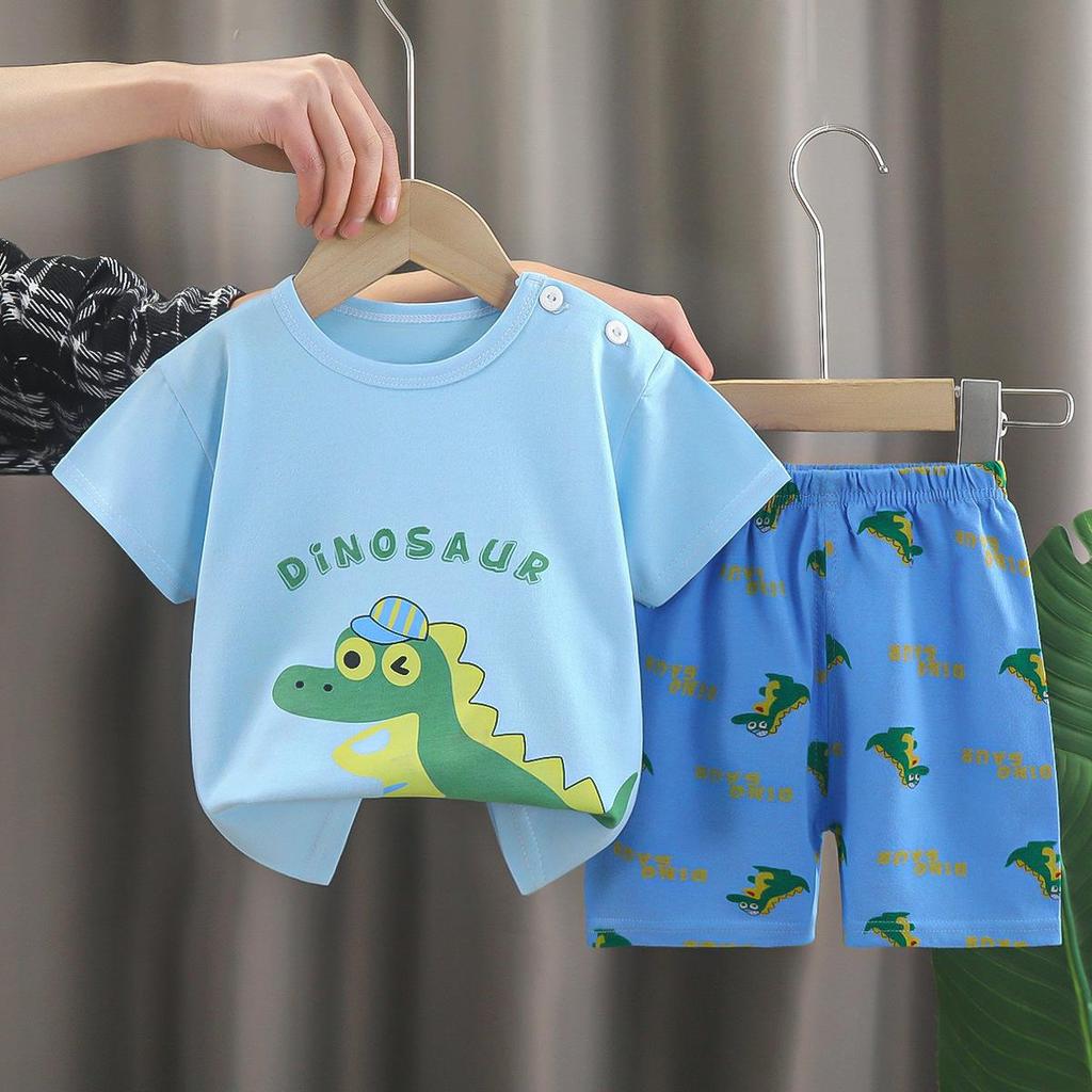 Kids Clothes Children's Sets Boys Girl T-shirt Shorts 2PCS Summer Cotton Short Sleeve Baby Children Clothing Toddler Suit