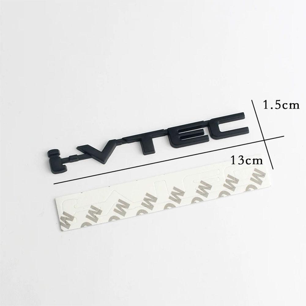 APH1 1Pc 3D Metal Alloy Letters i-VTEC Logo Badge Car Rear Trunk Sticker Emblem for Honda City Civic Accord Jazz CRV Accessories