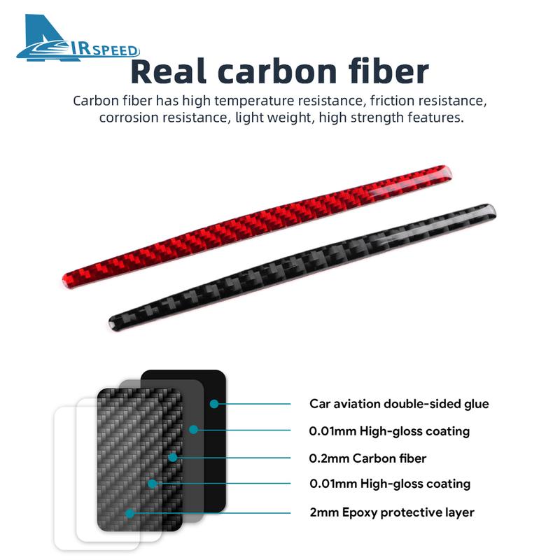 För Mercedes Benz SLK R171 2004 2005 2006 2007 2008 2009 2010 Hastighetsmätare Ram Tillbehör Riktig Mjuk Kolfiber Dekorationsklistermärke