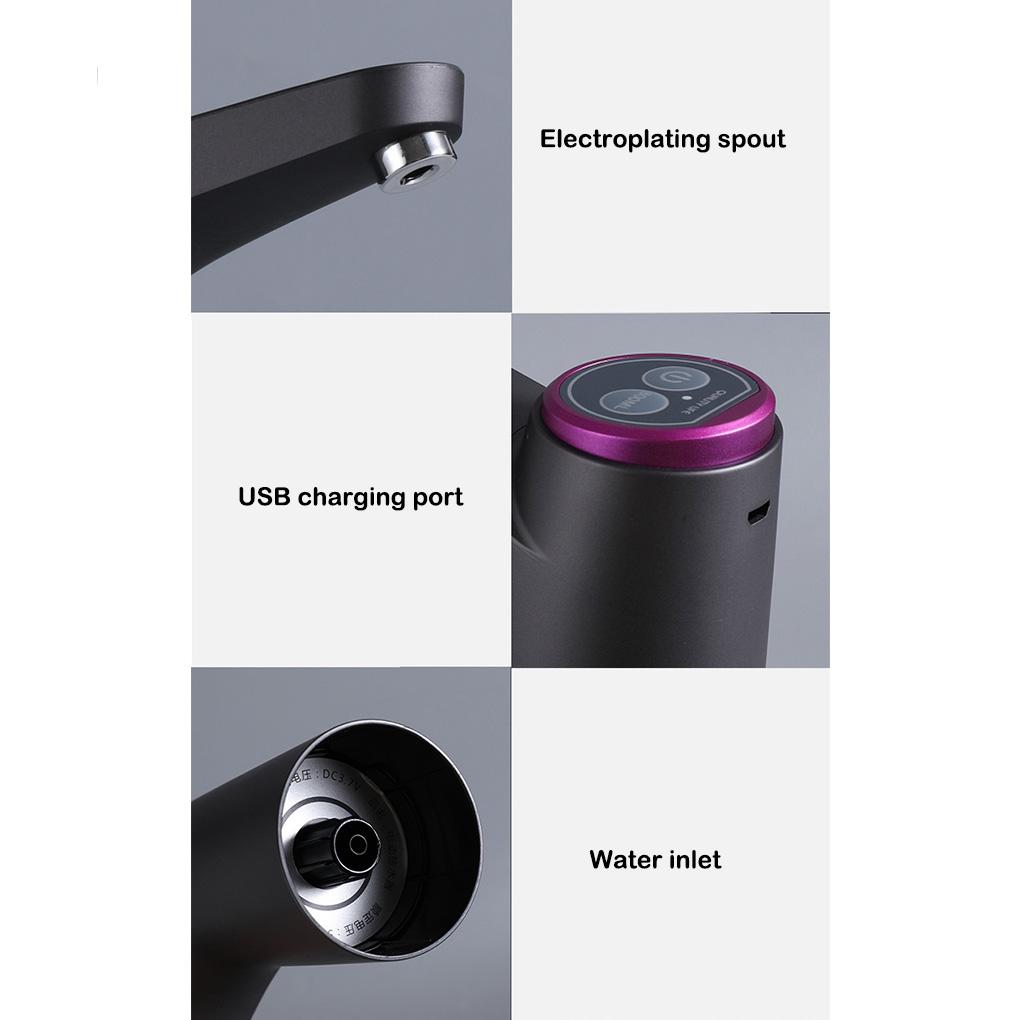 Automatic Electric Water Pump USB 600ml Pumps Household Bottled Gallon 1200mAh Pumping Machine Touch Dispenser