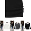Fashion Women Ladies Casual Cotton Blend Pullover Long Sleeve Loose Tops Tee Blouse For Comfortable Everyday Wear