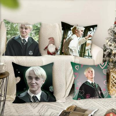 Aktor D-Draco przystojny M-Malfoy Poszewki na poduszki pokrowce na poduszki salonowe sofy wystrój domu prezenty