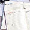 2027 Daily Planner with Monthly And Annual Schedule, A5 Thick Ink-proof Paper Portable Office Stationery Agenda Notebook, Durable PU Leather