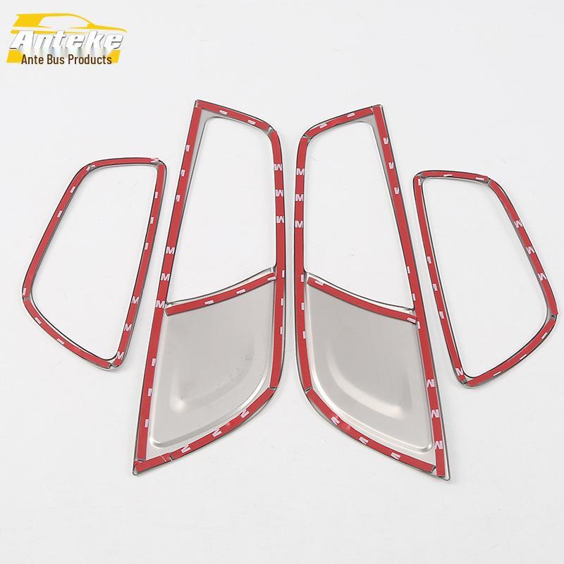 Angsino Interior Door Handle Bright Ring & Armrest Patch for 18 Models