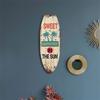 Summer Beach Ocean Theme Leisure Decoration Surfboard Wooden Sign Bar Home Wall Retro Ornament Decor Wood Board