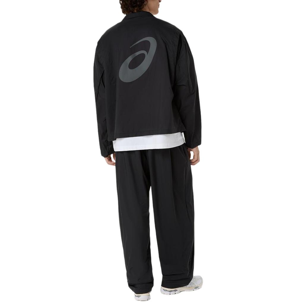 Asics Breathable Drawstring Waterproof Solid Color Casual Pants Unisex Bottoms 2203A340-001