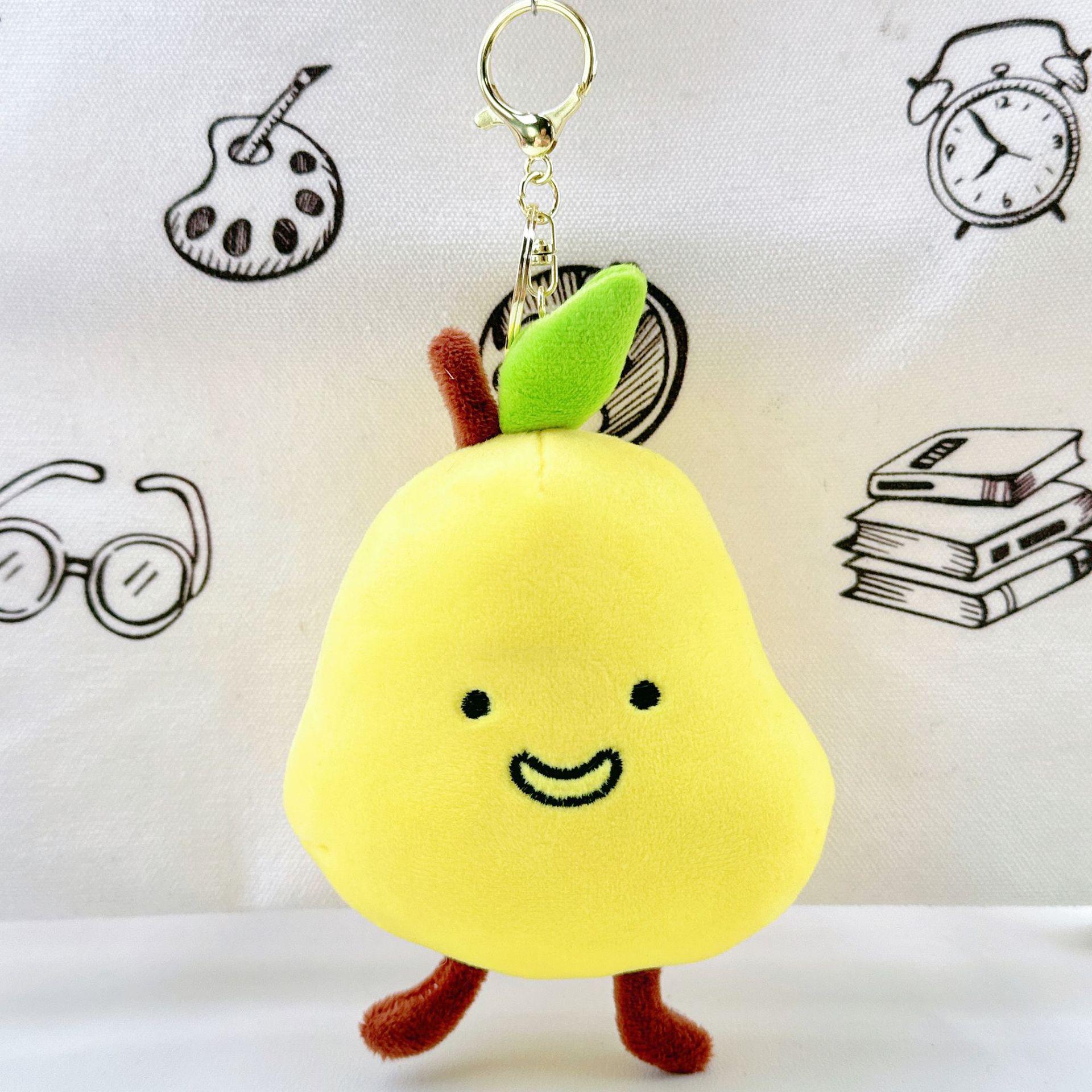 

Нишевый инфлюенсер Плюшевый рюкзак и Милый кулон-брелок в виде груши Height 16 cm