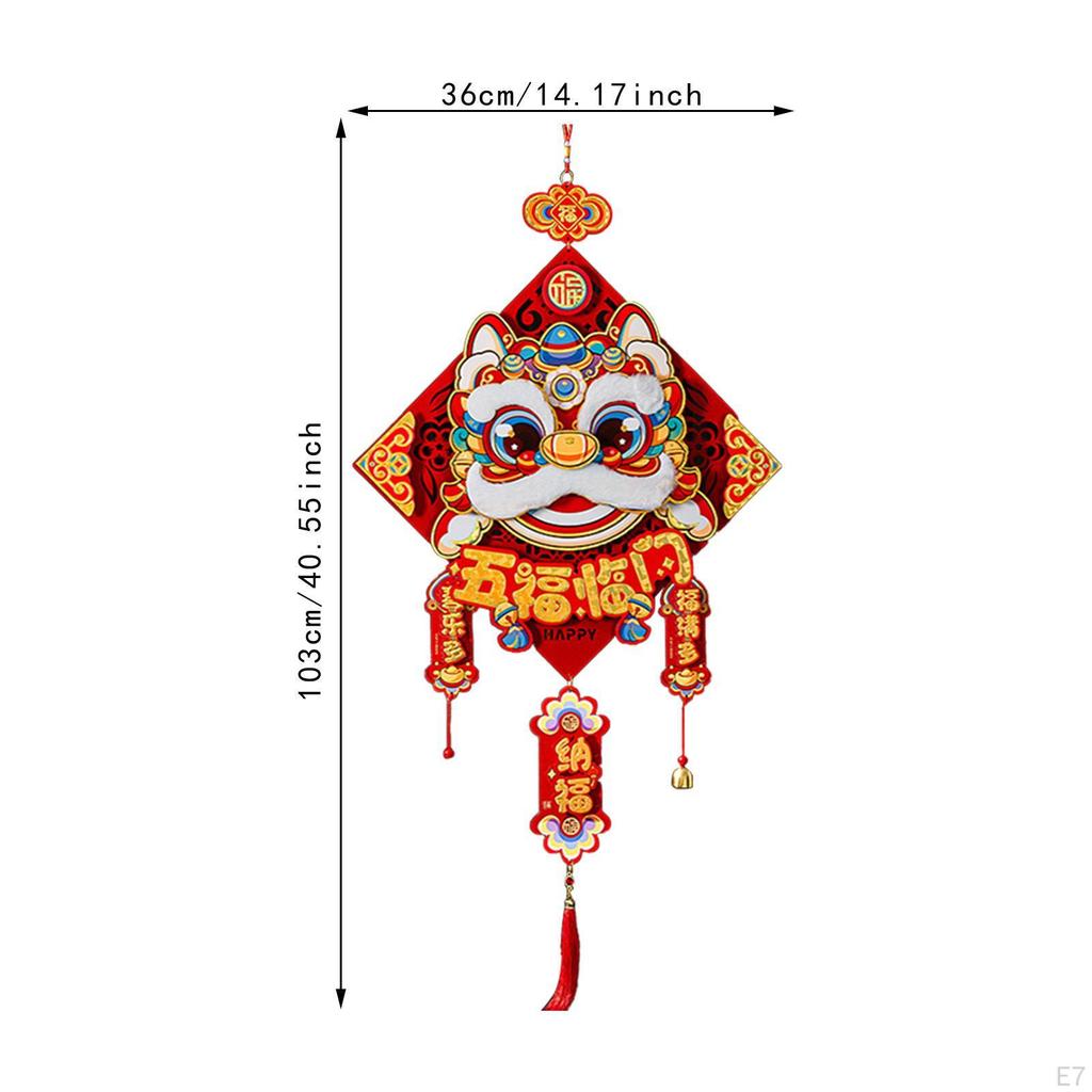 Chinese Snake Year Hanging Decoration Plush Cloth