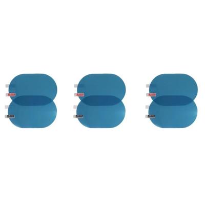 Rearview Mirror Rainproof Film 6 Sets Hydrophilic Film for Car Waterproof Rainproof Anti-Fog Protection