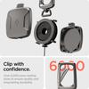Spigen Retractable Carabiner Keychain – Heavy-Duty ID Badge Reel with Clip