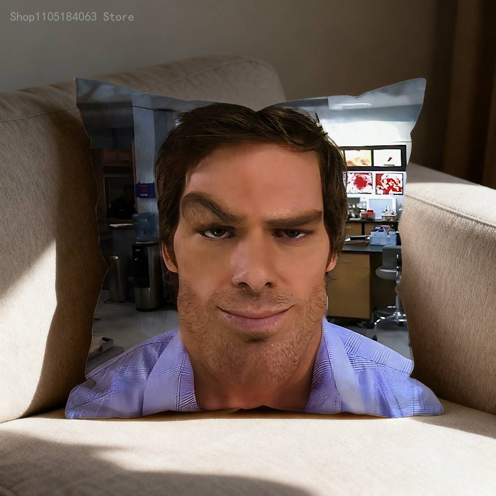 D-Dexter Morgan Pillow Case For Sofa Decor Car Office Room Printing Cushion Cover Decorations and Protector