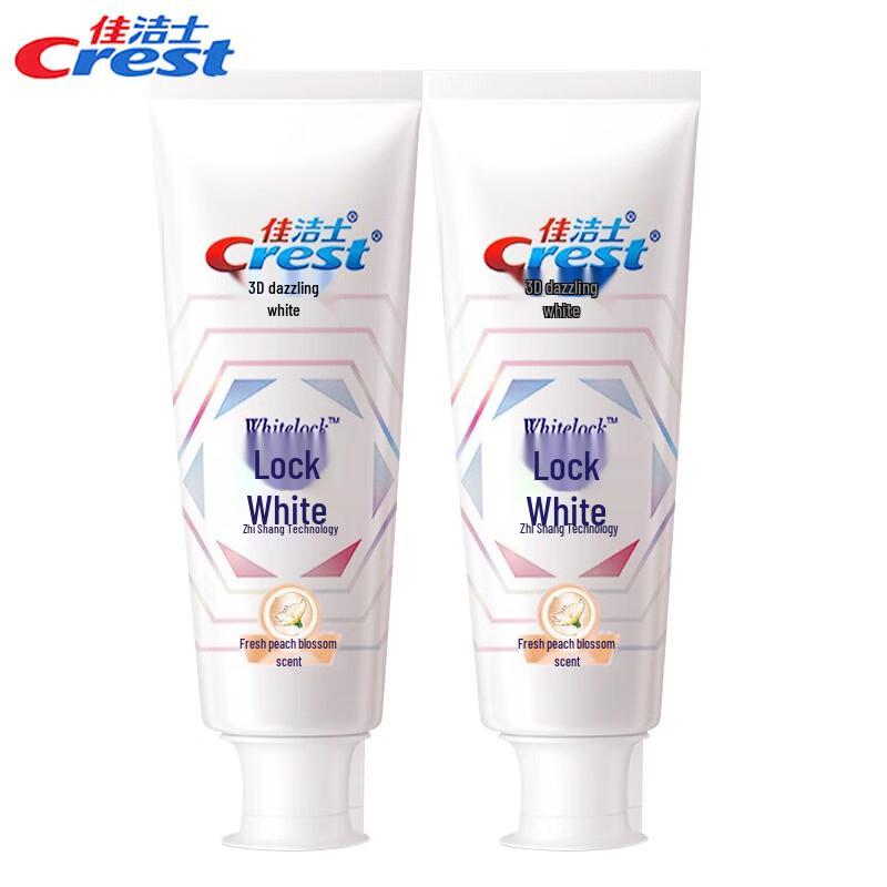 Crest Lock White Peach Blossom Whitening Toothpaste
