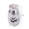 Aluminum Zinc Zinc Alloy Dog Cat Memorial Urn Mini Pet Cremation Urn  For Pets Small Animals Ashes