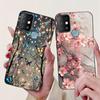 For Infinix Hot 10 Case Silicone Cute Cat Fashion Flowers Luxury Painted Back Cover For Inifnix Hot 10 Phone Case X682B X682C