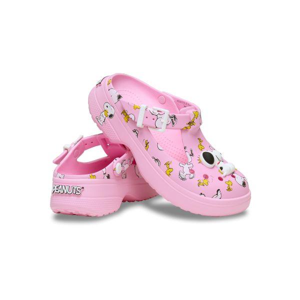 Peanuts X Crocs Mary Jane Clog Pink Unisex Sneakers 211130-90H