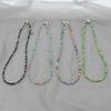 Collar Gargantilla Sencillo de Hilo con Cuentas Pequeñas para Mujer Collar de Hilo con Colgante Colorido Hecho a Mano Bohemia Cadena para el Cuello Femenina Joyería Regalo