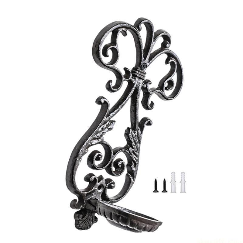 QX2E Wandleuchter Halter Metall Wanddekorationen Hängende Wandmontierte Leuchter für Wohnzimmer Esszimmer