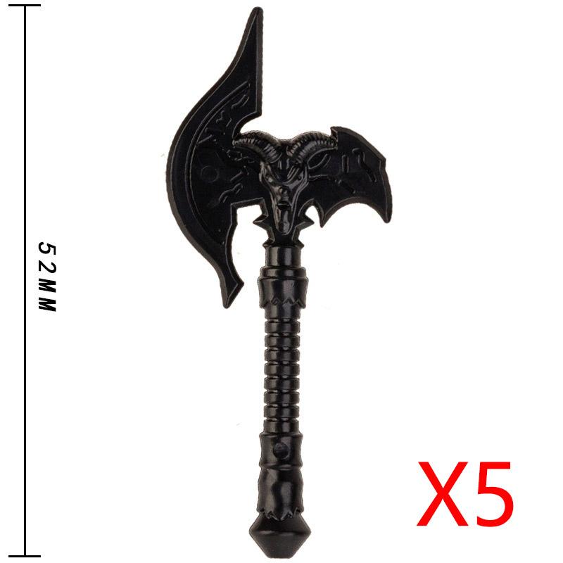 Medieval Solider Figures Castle Knights Weapons Sword Shields Accessories Trident Axes Bows Pickaxes Building Block Toys Gifts