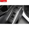 For Toyota Highlander XU70 Refit   2022 Car Carbon Fiber Interior Mouldings Gear Panel Cover Frame Accessories For