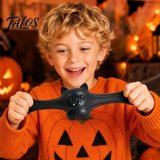 Stress Relief Toy Halloween Bat Squeeze Toy, Spooky Hand Gadget Relaxation Ball Fidget Party Favors for Kids Adults