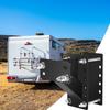 Trailer Spare Tire Mount - Carbon Steel Tyre Mount Spare Tire Carrier for Truck RV Travel Storage Transport Road Trip Essential