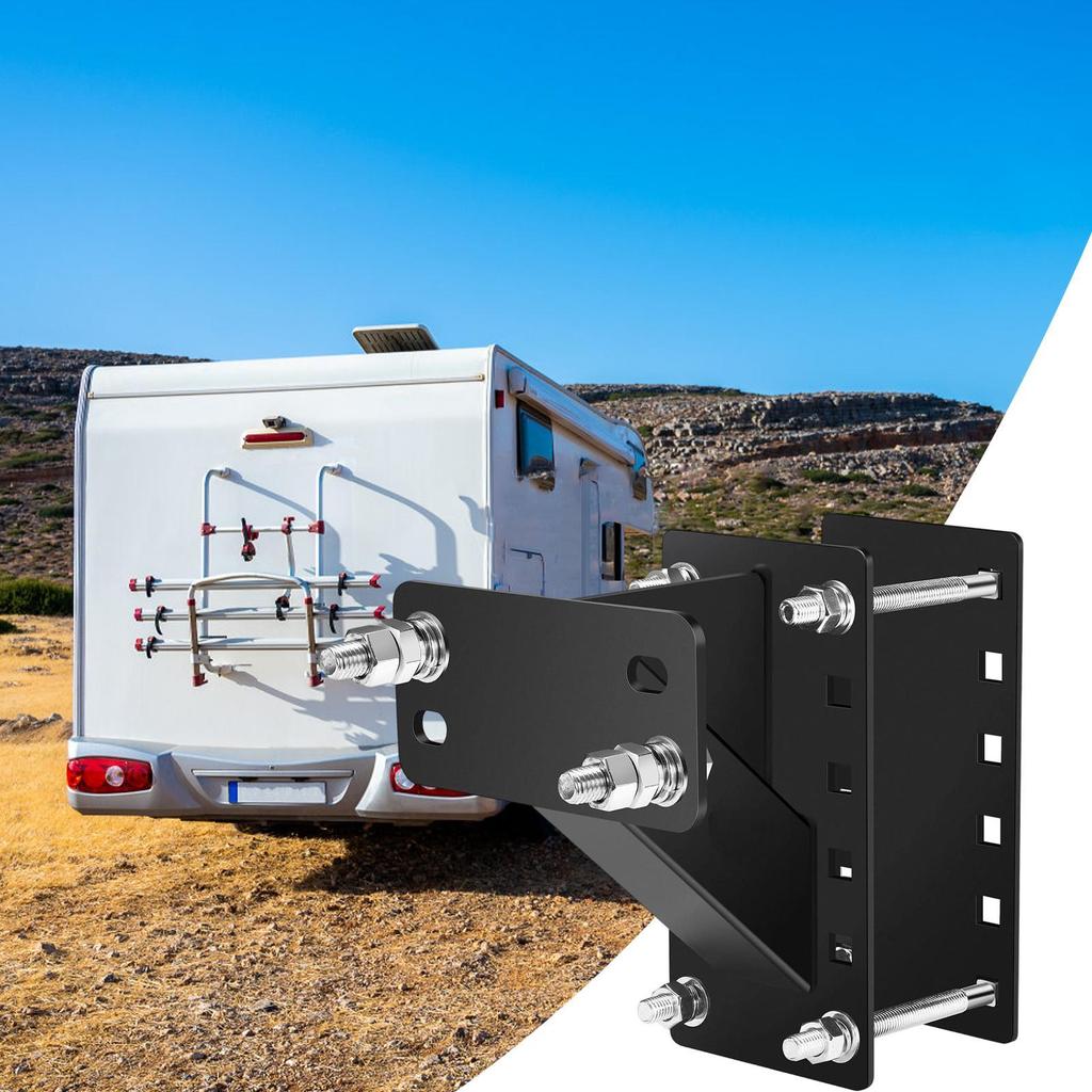 Trailer Spare Tire Mount - Carbon Steel Tyre Mount Spare Tire Carrier for Truck RV Travel Storage Transport Road Trip Essential