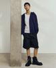 MINDBRIDGE Wide One-Pleat Cargo Half Pants - 2 Colors