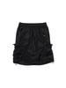 Bbc Earth W Shirred Cargo Midi Skirt_Black