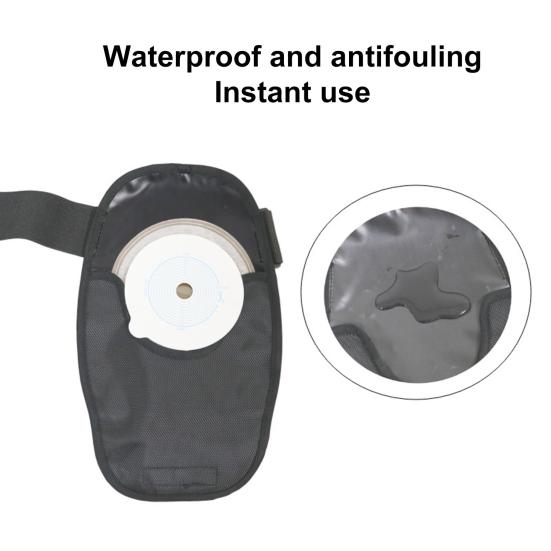 Stoma Bag Cover Large Load Capacity Waterproof Adjustable Avoid Embarrassment Lightweight Colostomy Bag Cover Stoma Urostomy Ileostomy Pouch Cover