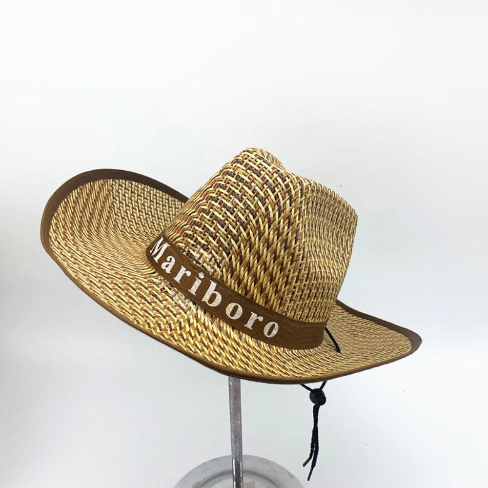 UV Protection Natural Sunshade Panama 5 Styles Summer Wide Brim  Summer Fashion Wear