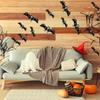 Halloween Decorative Stickers Bat Luminous Haunted House Ghost Festival Scene Props Horror Stickers Wall Stickers