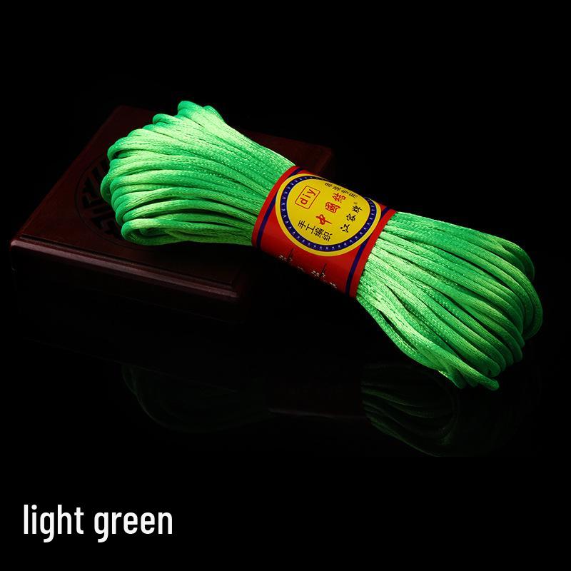 Red Polyester Chinese Knotting Cord for DIY Bracelets and Beading