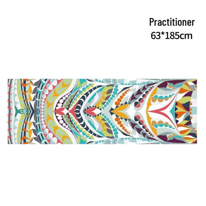 LISM Portable Anti-Slip Printed Yoga Towel 185x63cm