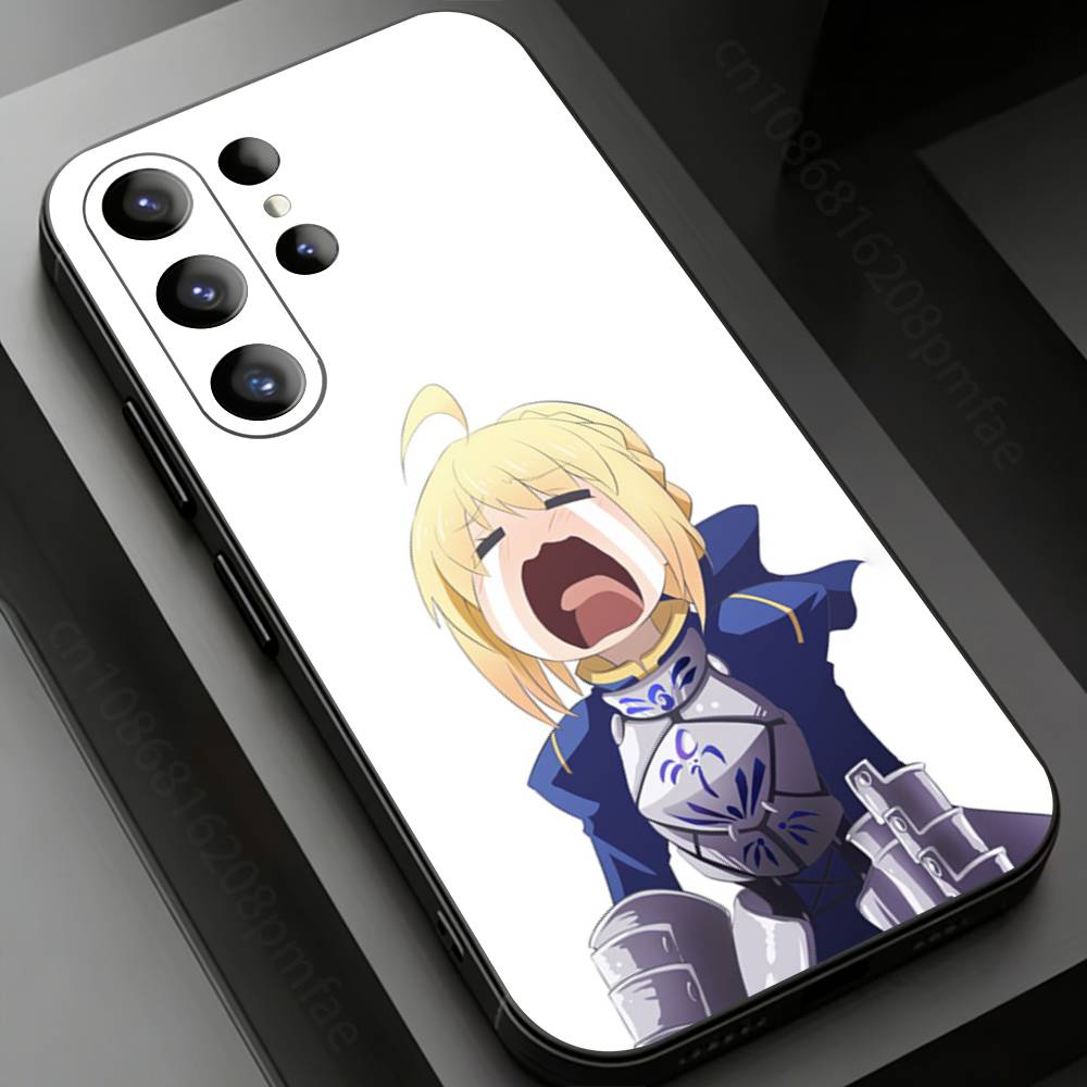 

F-Fate S-Stay Saber Phone Case For Samsung Galaxy S26,25,24,23,22,21,20Plus Ultra Samsung S24Plus