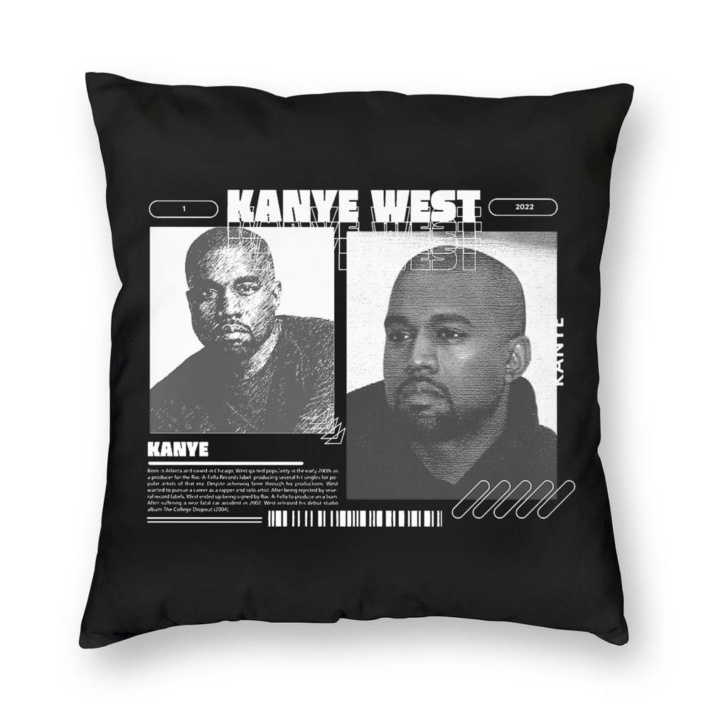 Ye Kanye West Pillowcase Double-Sided Printing Polyester Cushion Cover Decorations Pillow Case Cover Bed Square 40X40Cm
