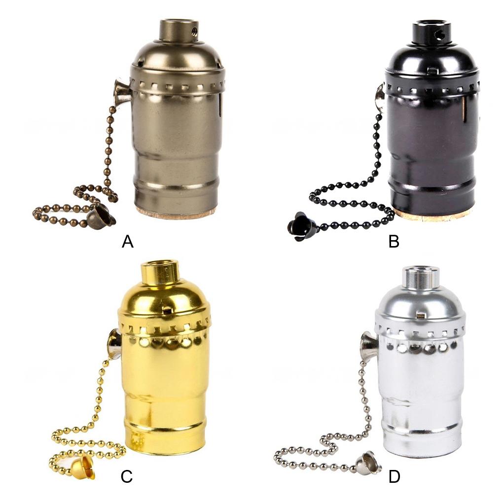 Light Socket Bulb Base Lantern Holder Space Saving Household Accessories Smooth Surface Multicolored Lighting Fixture