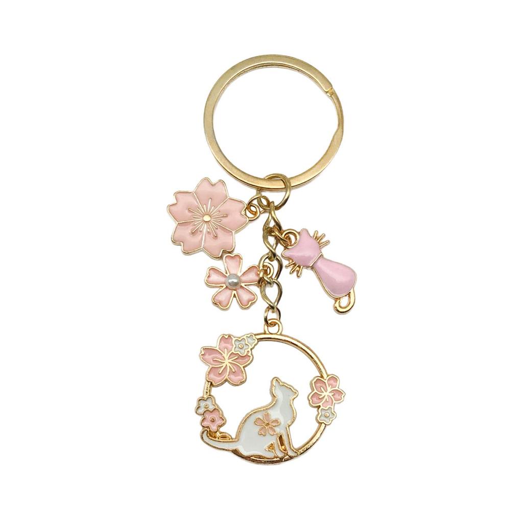 Cute Kitten Cartoon Keychain Pendant - Anime Backpack Decoration & Gift