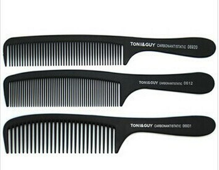 TONI&GUY Carbon Fiber Hairdressing Flat Top Comb