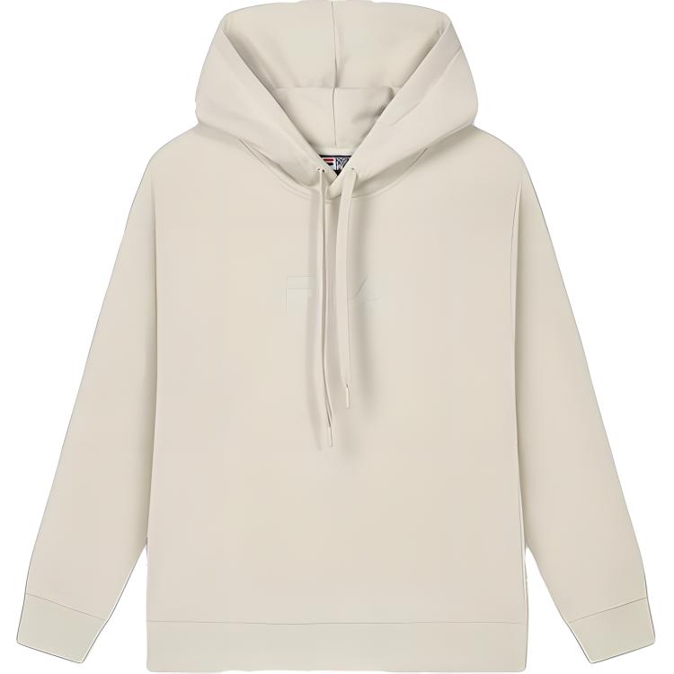 Fila Original Comfortable Soft Loose Knit Long Sleeve Sweatshirt Unisex Sweatshirt Almond Khaki F51M449202F-BG