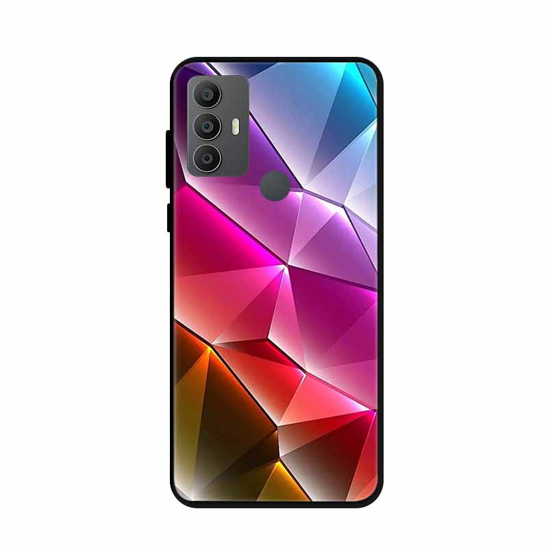For Alcatel 1V 2021 Case 6002A 6002D Cool Fashion Soft TPU Silicone Bumper Fundas for Alcatel 1V (2021) Capa for Alcatel1v 1 V