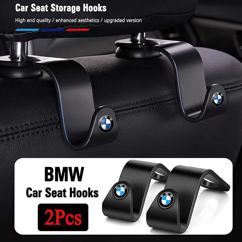 For BMW E46 E90 E60 F30 F10 E39 E36 F20 G30 G20 E87 E92 Valve 2Pcs Car Seat Storage Hooks Multifunctional Organized Holder SU5