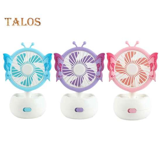 Handheld Mini Fan with Powerful Motor Strong Airflow Low Noise Portable USB Rechargeable Desktop Silent Cooling Fan