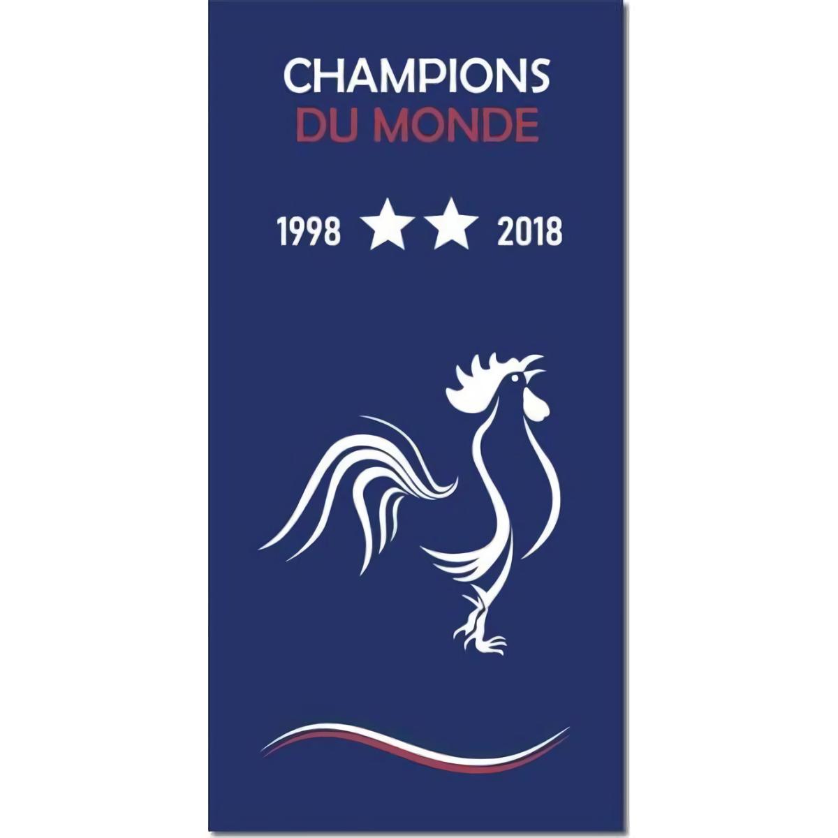 

Банное полотенце Football France - Хлопковое банное полотенце
