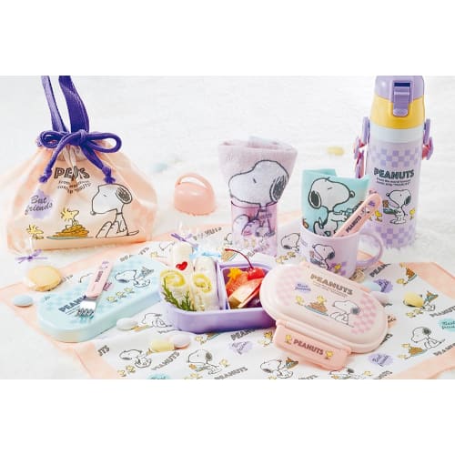 Skater Cutie de prânz Cupă de plastic, 200 ml, pentru copii, Antibacteriană, Sigură pentru mașina de spălat vase, Fabricată în Japonia, Design Snoopy 80s Cafe, KE4AAG-A