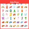 Baby Educational Alphabet Lore 52pcs Waterproof Reusable Decor Stickers
