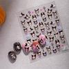 Kuromi Ice Cream Cartoon Nail Stickers: Cute 6D Embossed DIY Design