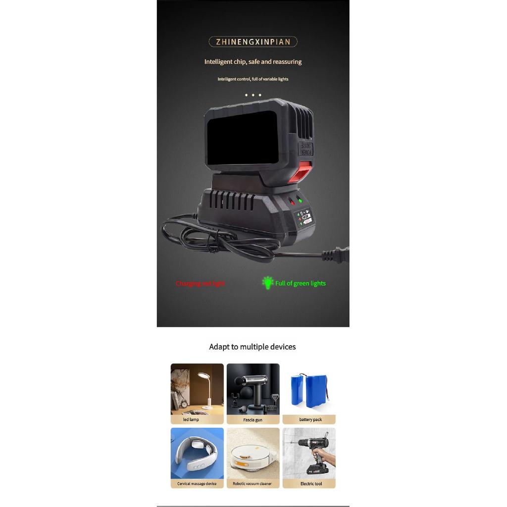 Battery Charger Suitable For Makita 18V 21V Li-ion Battery Portable FastBrand+ Charger for Makita Battery Replacement EU Plug Us