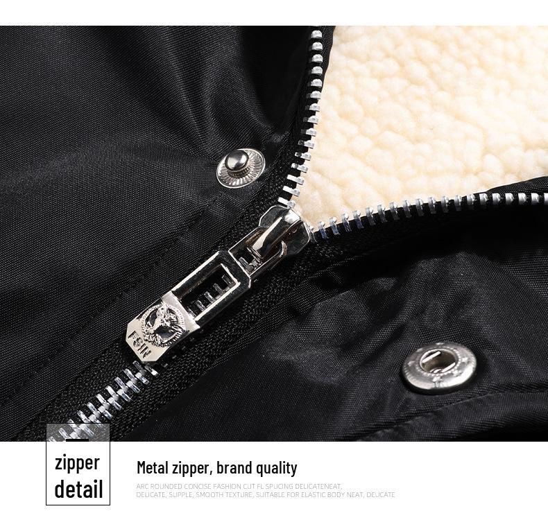 Men's Korean Style Winter Hooded Cotton Jacket - Trendy Padded Coat for All Ages