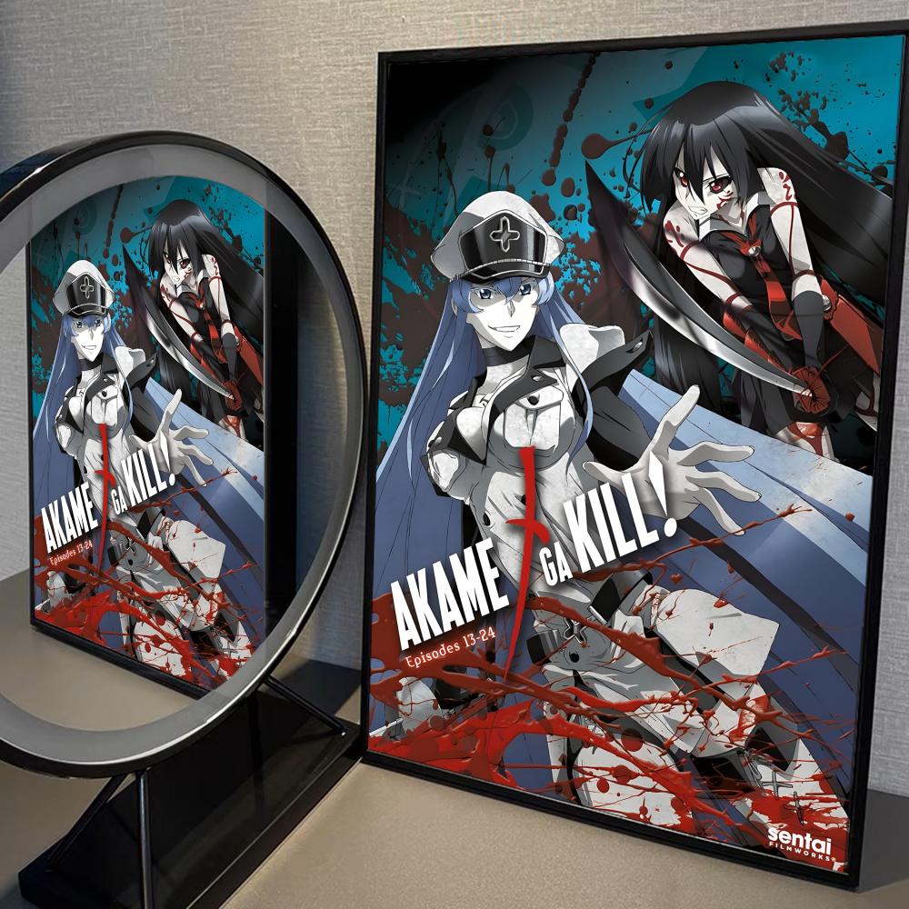 Japanese Anime Akame Ga KILL Poster Prints Art Nordic Aesthetic Canvas Painting  for Living Room Bar Gaming Room Home Decoration