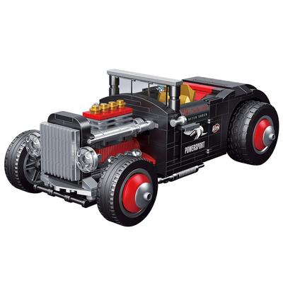 Retro Auto Bausteinsets Bastelspielzeug DIY Spielzeug Autodekoration Handwerk Animationsderivate Kinderspielzeug